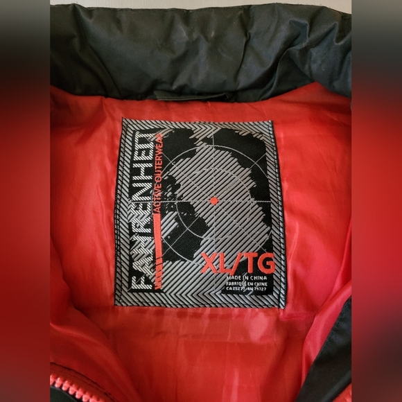 Fahrenheit Black and Red Men's Vest, Size XL - Picture 3 of 5